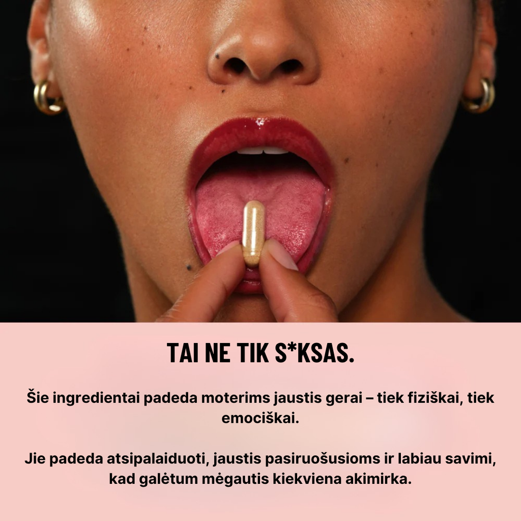 Papildai moterims (3 mėnesiams)